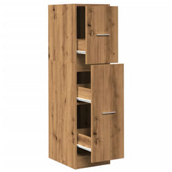 vidaXL Apothecary Cabinet Storage Cabinet Apothecary Cupboard Engineered Wood - 30 x 41 x 118 cm