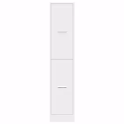 vidaXL Apothecary Cabinet Storage Cabinet Apothecary Cupboard Engineered Wood - white, 30 x 41 x 144.5 cm - Additional view 4