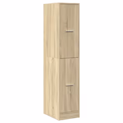 vidaXL Apothecary Cabinet Storage Cabinet Apothecary Cupboard Engineered Wood - sonoma oak, 30 x 41 x 144.5 cm - Additional view 2