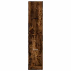 vidaXL Apothecary Cabinet Storage Cabinet Apothecary Cupboard Engineered Wood - smoked oak, 30 x 41 x 144.5 cm - Additional view 4
