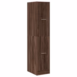 vidaXL Apothecary Cabinet Storage Cabinet Apothecary Cupboard Engineered Wood - brown oak, 30 x 41 x 144.5 cm - Additional view 2