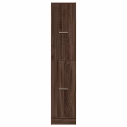 vidaXL Apothecary Cabinet Storage Cabinet Apothecary Cupboard Engineered Wood - brown oak, 30 x 41 x 144.5 cm - Additional view 4