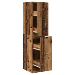 vidaXL Apothecary Cabinet Storage Cabinet Apothecary Cupboard Engineered Wood - old wood, 30 x 41 x 144.5 cm