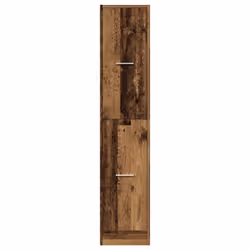 vidaXL Apothecary Cabinet Storage Cabinet Apothecary Cupboard Engineered Wood - old wood, 30 x 41 x 144.5 cm - Additional view 4