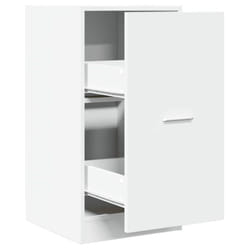 vidaXL Apothecary Cabinet Storage Cabinet Apothecary Cupboard Engineered Wood - white, 40 x 41 x 77.5 cm