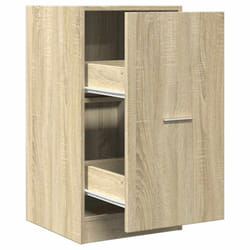 vidaXL Apothecary Cabinet Storage Cabinet Apothecary Cupboard Engineered Wood - sonoma oak, 40 x 41 x 77.5 cm