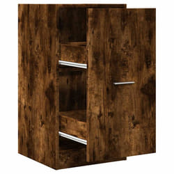 vidaXL Apothecary Cabinet Storage Cabinet Apothecary Cupboard Engineered Wood - smoked oak, 40 x 41 x 77.5 cm