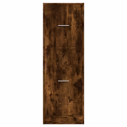 vidaXL Apothecary Cabinet Storage Cabinet Apothecary Cupboard Engineered Wood - smoked oak, 40 x 41 x 118 cm - Additional view 4