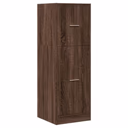 vidaXL Apothecary Cabinet Storage Cabinet Apothecary Cupboard Engineered Wood - brown oak, 40 x 41 x 118 cm - Additional view 2