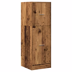 vidaXL Apothecary Cabinet Storage Cabinet Apothecary Cupboard Engineered Wood - old wood, 40 x 41 x 118 cm