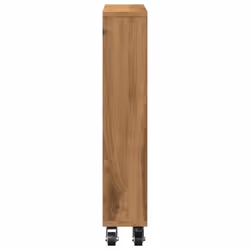 vidaXL Narrow Storage Trolley Bookcases Display Standing Shelf Engineered Wood - artisian oak - Additional view 4