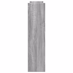 vidaXL Narrow Storage Trolley 4 Tier Rolling Cart Bookcase Engineered Wood - grey sonoma - Additional view 4