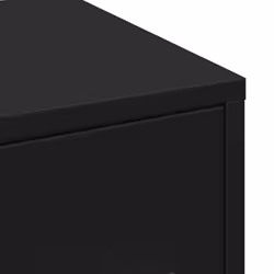 vidaXL Narrow Bathroom Cupboard with Wheels Cabinet Engineered Wood - black - Additional view 8