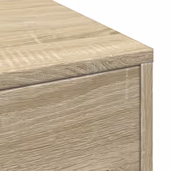 vidaXL Narrow Bathroom Cupboard with Wheels Cabinet Engineered Wood - sonoma oak - Additional view 8