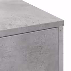 vidaXL Narrow Bathroom Cupboard with Wheels Cabinet Engineered Wood - concrete grey - Additional view 8