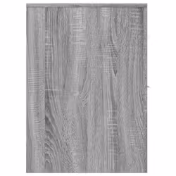 vidaXL Narrow Bathroom Cupboard with Wheels Cabinet Engineered Wood - grey sonoma - Additional view 4