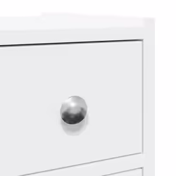 vidaXL Narrow Bathroom Cupboard with Wheels Cabinet Engineered Wood - white - Additional view 8