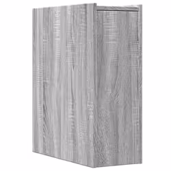 vidaXL Narrow Bathroom Cupboard with Wheels Cabinet Engineered Wood - grey sonoma - Additional view 4