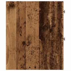 vidaXL Narrow Bathroom Cupboard with Wheels Cabinet Engineered Wood - old wood - Additional view 4