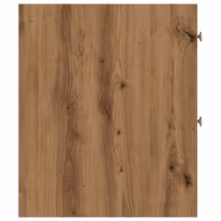 vidaXL Narrow Bathroom Cupboard with Wheels Cabinet Engineered Wood - artisian oak - Additional view 3