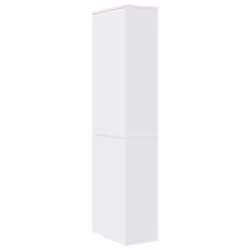 vidaXL Narrow Bathroom Cupboard with Wheels Storage Cabinet Engineered Wood - white - Additional view 5