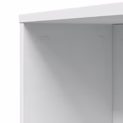 vidaXL Narrow Bathroom Cupboard with Wheels Storage Cabinet Engineered Wood - white - Additional view 8