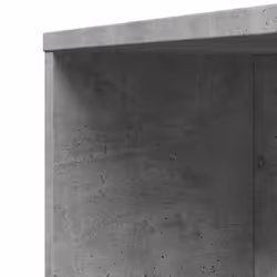 vidaXL Narrow Bathroom Cupboard with Wheels Storage Cabinet Engineered Wood - concrete grey - Additional view 8
