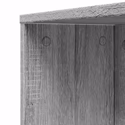 vidaXL Narrow Bathroom Cupboard with Wheels Storage Cabinet Engineered Wood - grey sonoma - Additional view 8