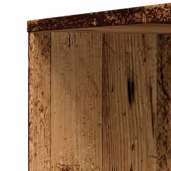 vidaXL Narrow Bathroom Cupboard with Wheels Storage Cabinet Engineered Wood - old wood - Additional view 8