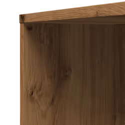 vidaXL Narrow Bathroom Cupboard with Wheels Storage Cabinet Engineered Wood - artisian oak - Additional view 8
