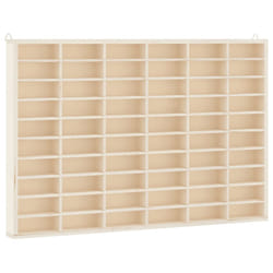 vidaXL Wall Display Cabinet with 80 Compartments Display Case Display Shelf - 60 x 4.5 x 40.5 cm