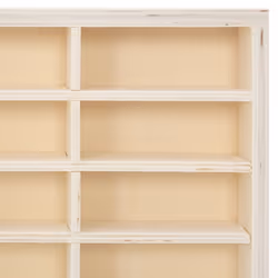 vidaXL Wall Display Cabinet with 80 Compartments Display Case Display Shelf - 60 x 4.5 x 40.5 cm - Additional view 7