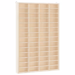vidaXL Wall Display Cabinet with 90 Compartments Display Case Display Shelf - 40 x 4.5 x 60 cm
