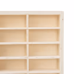vidaXL Wall Display Cabinet with 90 Compartments Display Case Display Shelf - 40 x 4.5 x 60 cm - Additional view 7