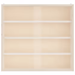 vidaXL Wall Display Cabinet with Doors Display Case Wall Display Shelf Unit - 40 x 8.5 x 37 cm - Additional view 4