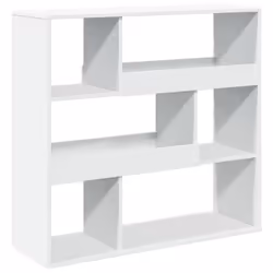 VidaXL 3309330, White, 8 shelves, Wood, Wood, 1000 mm, 330 mm