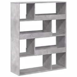 VidaXL 3309333, Grey, 8 shelves, Wood, Wood, 1000 mm, 330 mm