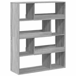 VidaXL 3309335, Grey, Oak, 8 shelves, Wood, Wood, 1000 mm, 330 mm