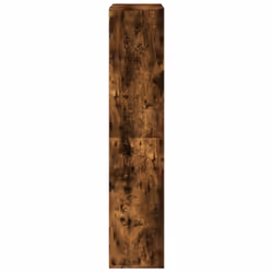 vidaXL Book Cabinet/Room Divider Bookcase Storage Rack Bookshelf - smoked oak, 100 x 33 x 156.5 cm - Additional view 4