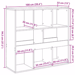 VidaXL 3309357 living room bookcase - Additional view 8