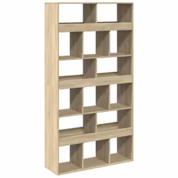 VidaXL 3309377, Oak, 15 shelves, Wood, Wood, 1000 mm, 330 mm