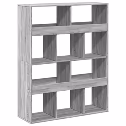 VidaXL 3309380, Grey, Oak, 15 shelves, Wood, Wood, 1000 mm, 330 mm