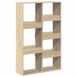 vidaXL Book Cabinet/Room Divider Bookcase Storage Cabinet Bookshelf Old Wood - sonoma oak, 100 x 33 x 155.5 cm - Additional view 5
