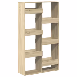 vidaXL Book Cabinet/Room Divider Bookcase Storage Cabinet Bookshelf Old Wood - sonoma oak, 100 x 33 x 175 cm - Additional view 5