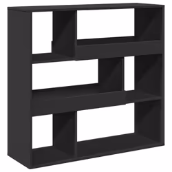 VidaXL 3309484, Black, 8 shelves, Wood, Wood, 1000 mm, 330 mm