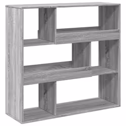 VidaXL 3309488, Grey, Oak, 8 shelves, Wood, Wood, 1000 mm, 330 mm