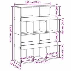 VidaXL 3309519 living room bookcase - Additional view 7