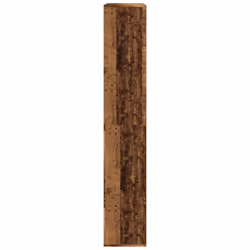 vidaXL Room Divider Privacy Screen Bookcase Bookshelf Engineered Wood - old wood, 100 x 33 x 187.5 cm - Additional view 4