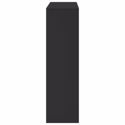 vidaXL Room Divider Privacy Screen Room Partition Bookcase Engineered Wood - black, 100 x 33 x 115 cm - Additional view 4