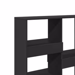 vidaXL Room Divider Privacy Screen Room Partition Bookcase Engineered Wood - black, 100 x 33 x 115 cm - Additional view 6